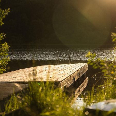 Domek Dla Pary Kaszuby Linia Brzegowa Jezioro Prywatny Las Roztoka  Bagian luar foto